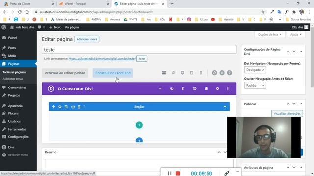 Divi Builder Importar Json para Alunos Seminarios Online смотреть онлайн