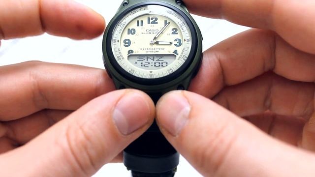 Часы Casio Illuminator AW-80V-3B [AW-80V-3BVEF] - Инструкция, как настроить от PresidentWatches.Ru смотреть онлайн