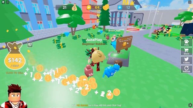 Стал Воришкой и Ограбил БАНК в симуляторе вора в ROBLOX ! смотреть онлайн