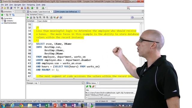 Creating and Declaring User-Defined Types - Pl/SQL Tutorial смотреть онлайн