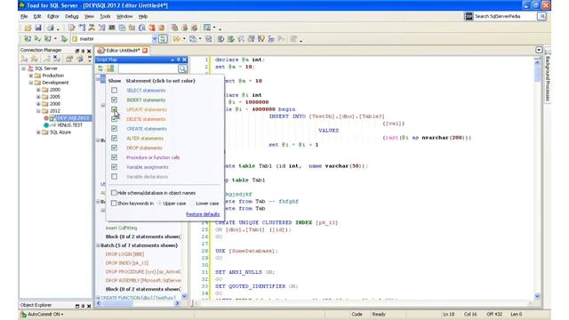 Exploring large scripts with Script Map in Toad for SQL Server смотреть онлайн