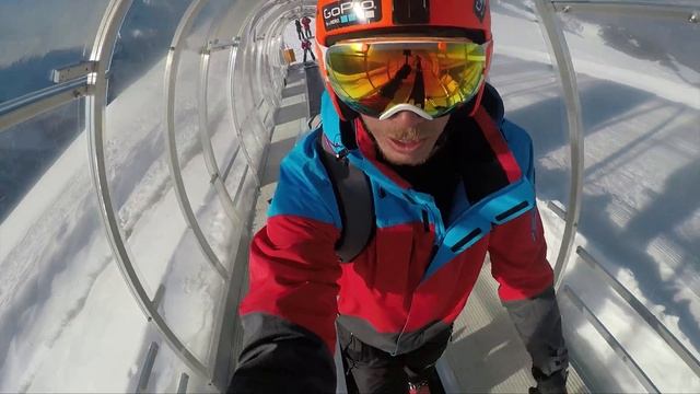 GoPro Hero 5: Zermatt - Breuil Cervinia ski & snowboard in 4k HD смотреть онлайн