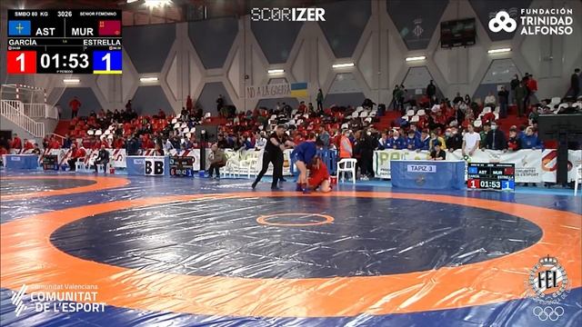 1/4 SAMBO 80Kg: GARCÍA GALÁN, LUCÍA (AST) ESTRELLA VILLAESCUSA, LUCIA (MUR) смотреть онлайн