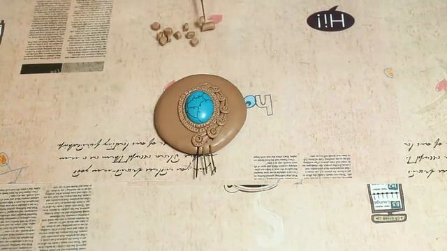 Кулон в технике Филигрань из полимерной глины / Лепим украшение из пластики / Видео мастер класс смотреть онлайн