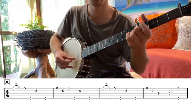 Cluck Old Hen - Two Finger Banjo with Lesson and Tab смотреть онлайн