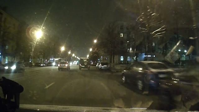 4К экшн камера Action камера H23RT с пультом  Тест вечером в режиме авто регистратора