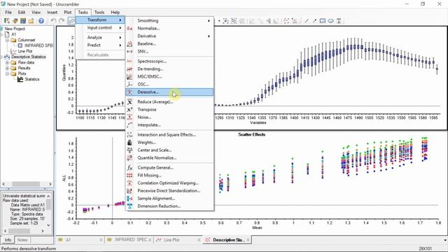 Analysing spectral data with Unscrambler смотреть онлайн