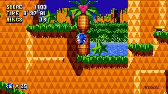 Sonic 1, 2, 3&K All First Levels REMASTERED in Sonic Mania смотреть онлайн