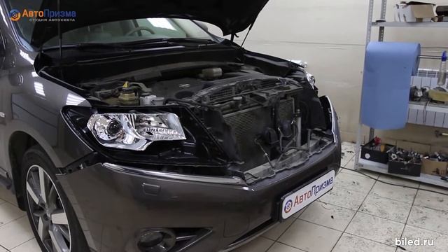 Nissan Pathfinder Установка светодиодных линз Optima Professional Series смотреть онлайн