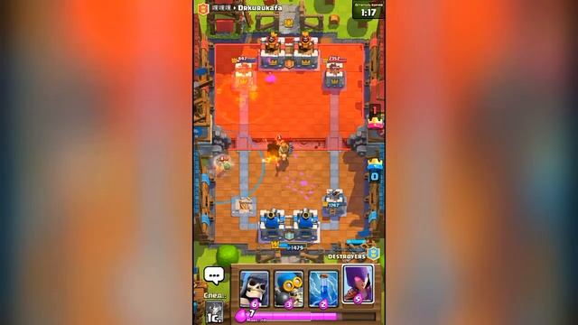 Опять играем фан. калодами в боях 2*2 в Clash Royal смотреть онлайн