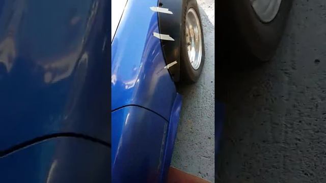 Test fitting fender flares on my 2001 Prelude смотреть онлайн