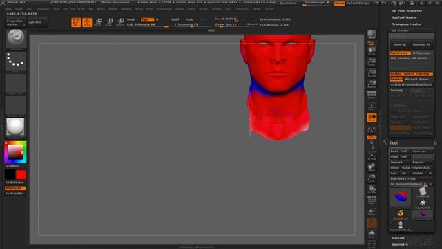 Уроки по ZBrush 4R7. Занятие 31. Развертка UV Map смотреть онлайн