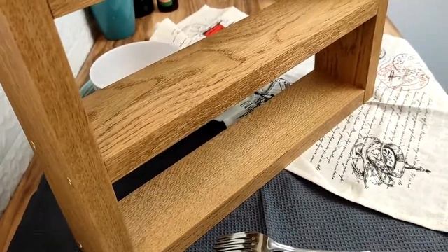 Полочка из дуба Kitchen WOOD "Орегано" DPL-03BR смотреть онлайн