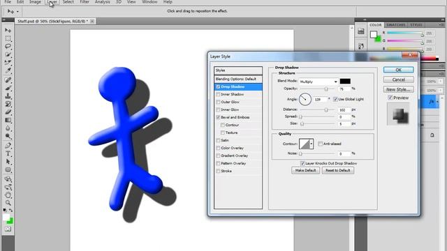 ? Layer Style Secret Options • Photoshop CS5 Fundamentals • Graphics Design • Editing • (Pt. 35) смотреть онлайн