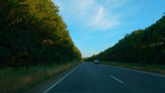 Summer Drive Ambience - Oxford to Reading (No Talking, No Music) смотреть онлайн