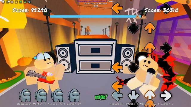 Хэллоуин в Funky Friday Roblox !