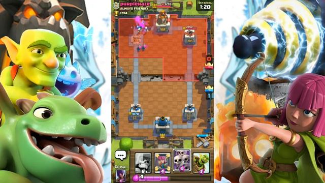Clash Royale. Непобедимая тактика - Гигантский скелет + Ведьма смотреть онлайн