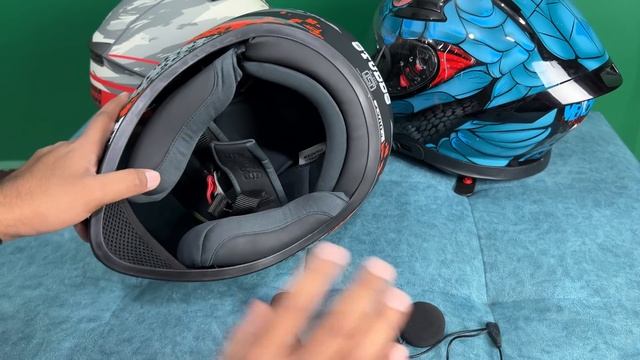 Bike & Scooter Helmet Wireless Bluetooth Headset Calling System With Mic | Helmet Wireless Earphone смотреть онлайн