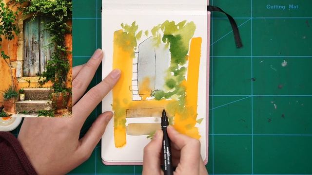 Learn to Sketch Loosely // Paint First, Draw on Top смотреть онлайн