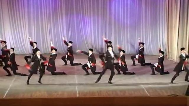 Грузинский танец "Лезгинка". Фрагмент 1Georgian dance смотреть онлайн