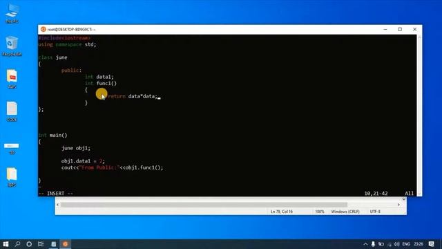 14. C++ CLASS AND OBJECT: Public and Private access modifiers. смотреть онлайн