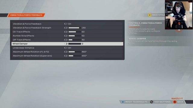 F1 22 Wheel Settings V1 Fanatec / Thrustmaster / Logitech смотреть онлайн
