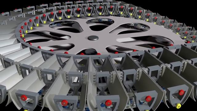 Spiral Escalator Animation