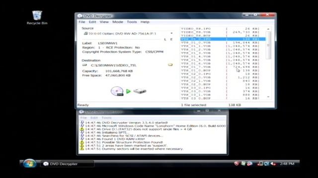Convert DVD to AVI (DIVX/XVID) With DVD Decrypter смотреть онлайн