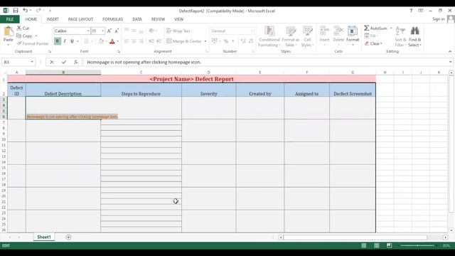 How to Create Defect Report in Excel | QA Manual Tester смотреть онлайн