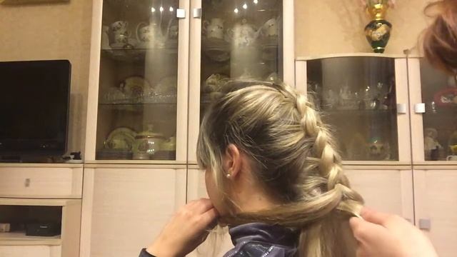 Красивая прическа на длинные волосы смотреть онлайн