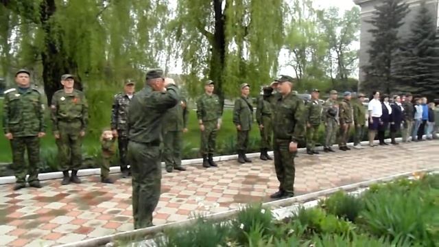 Торжественное построение казаков округа имени Кондратия Булавина смотреть онлайн