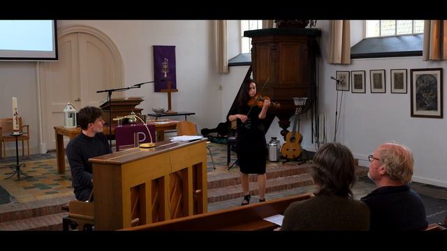 Adagio (Concerto Dm) A. Marcello - J.S. Bach - Violin & Piano - Kristina Chechil & Jelke Landman смотреть онлайн