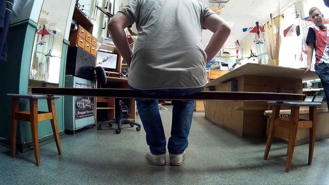 тест двутавровой  переборки палубы в кевларе