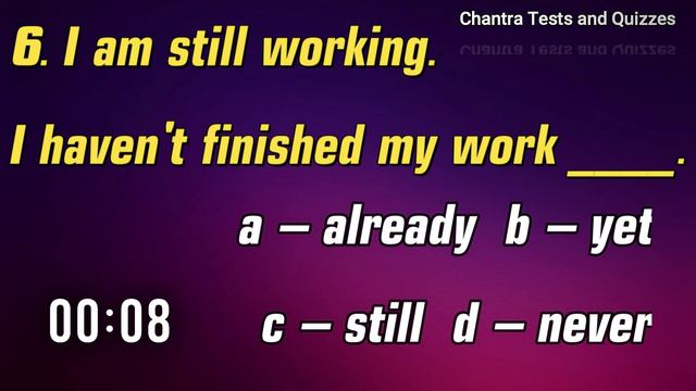 Simple Perfect C , English Grammar Quiz , Ven Chantra смотреть онлайн