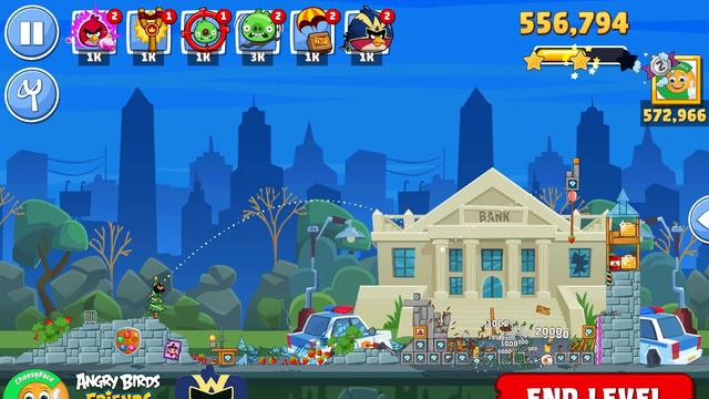 Angry Birds Friends Superbirds Tournament 1195 Level 9 No Power UP PLUS смотреть онлайн