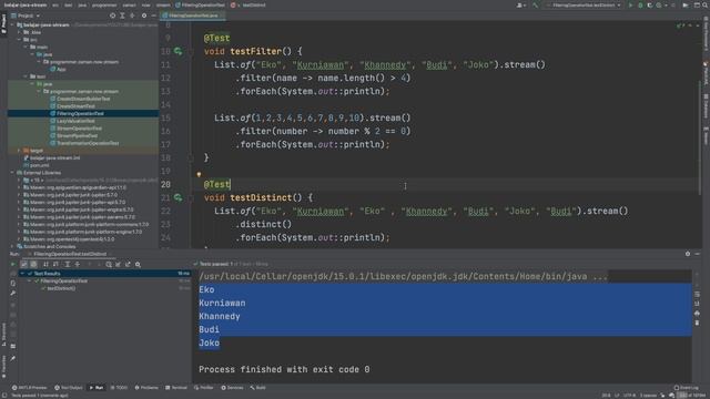 TUTORIAL JAVA STREAM BAHASA INDONESIA смотреть онлайн