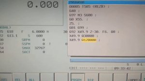 Многозаходная резьба по циклу G92 фанук