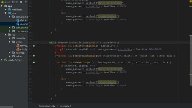 AddTextChangeListener? Brzmi GROŹNIE - Kotlin & Android #8 смотреть онлайн