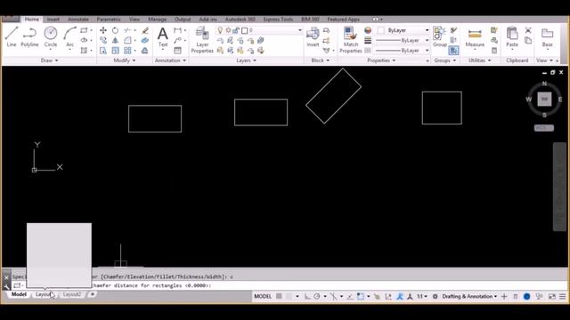 With 8 way you can create rectangle in AutoCAD | How to Draw a Rectangle in AutoCAD | Cademate смотреть онлайн