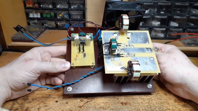 Push-pull HFSSTC 4 MHz final смотреть онлайн