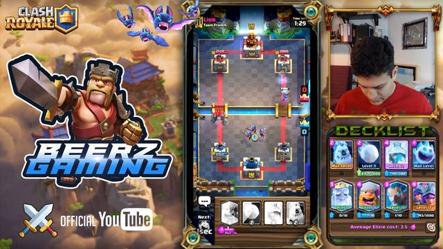 3 MUSKETEERS FREEZE - CHRISTMAS DOMINATION (LIVE Clash Royale Gameplay) смотреть онлайн