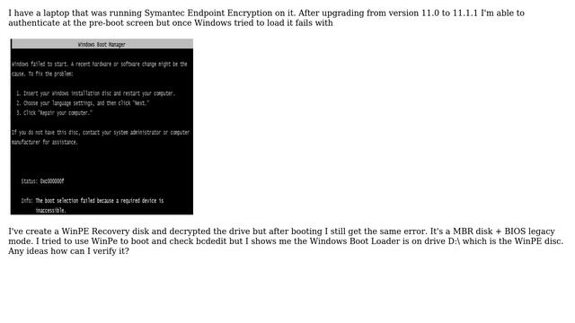 Windows 7 the boot selection failed because a required device is inaccessible (2 Solutions!!) смотреть онлайн