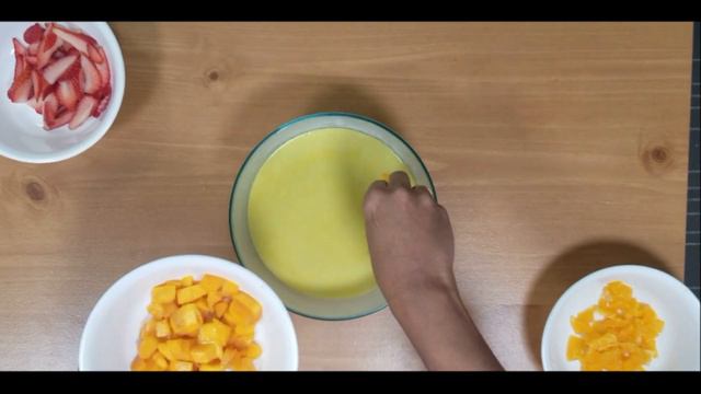 3 ingredients Rainbow Fruit Pudding | No Gelatin | No Egg | Milk Pudding | Quick Pudding смотреть онлайн
