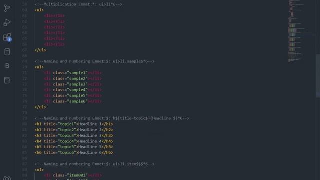 Learn Emmet in 2 Minutes | Double your HTMLcoding speed #html5 смотреть онлайн
