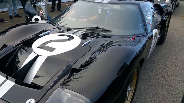 2022 Pebble Beach Tour d'Elegance 1966 Ford GT40 running смотреть онлайн