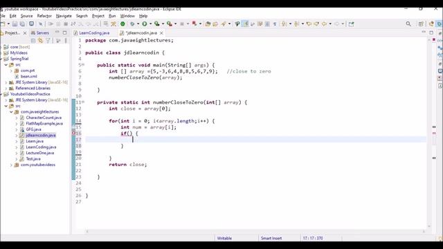 Finding Number Close To Zero || Java Interview Question Explained in Hindi смотреть онлайн
