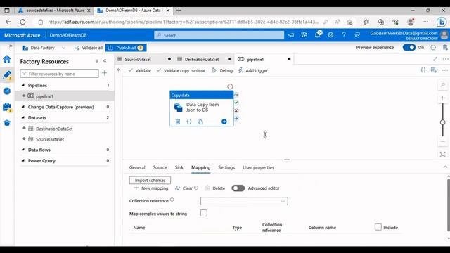 7.How to Copy Json Files Data into DB in Azure Data Factory || Telugu смотреть онлайн