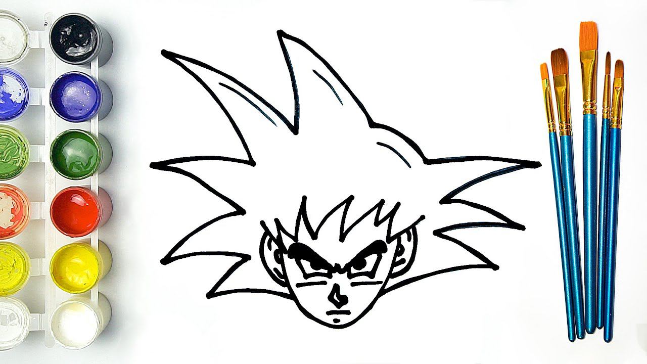 Como Dibujar A GOKU De DRAGON BALL SUPER
