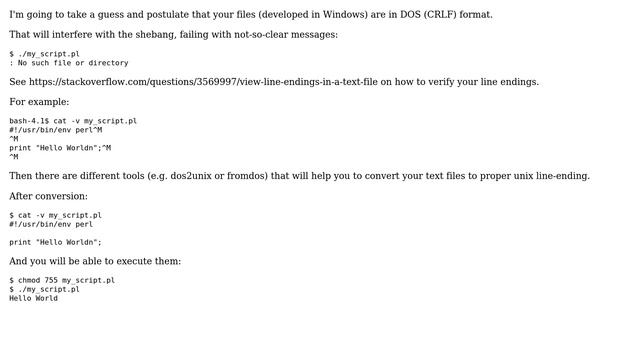 Ubuntu: Shebang line doesn't invoke perl (3 Solutions!!) смотреть онлайн