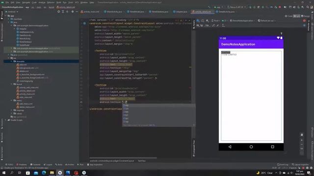 Note Application using Sqlite database part 3 (android studio) | android tutorials | | 2022 | смотреть онлайн